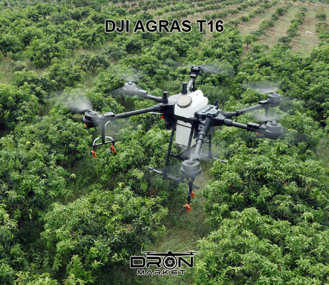 DJI Agras T16 Agricultural Spraying Drone is at Dronmarket.com, the Only Authorized Distributor of DJI Agriculture Turkey